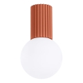 Laevalgusti vannituppa HALO 1xG9/8W/230V d. 12 cm IP44 oranž