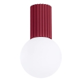 Laevalgusti vannituppa HALO 1xG9/8W/230V d. 12 cm IP44 punane