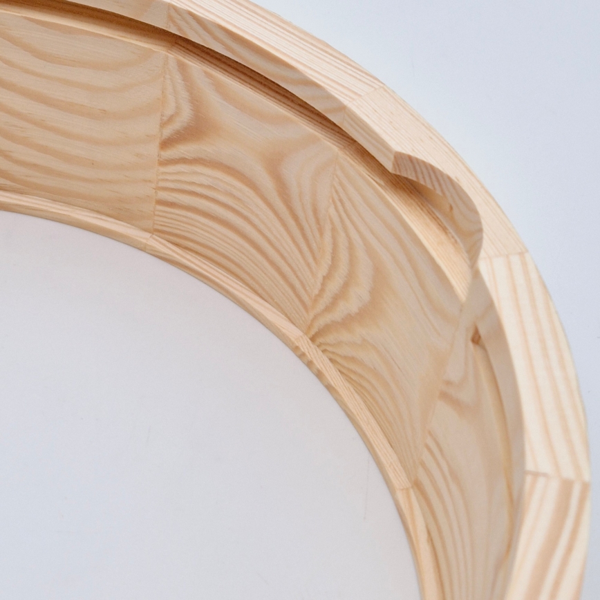 Laevalgusti vannituppa NATURAL 2xE27/15W/230V IP54 mänd ø 27 cm - FSC sertifitseeritud