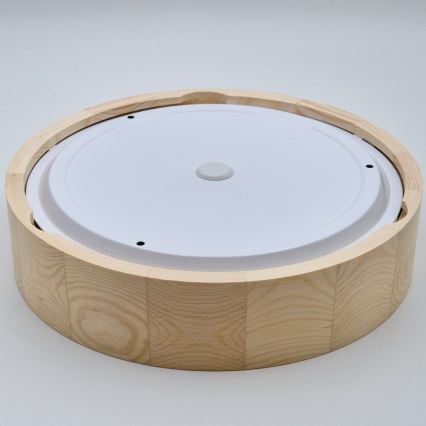 Laevalgusti vannituppa NATURAL 3xE27/15W/230V IP54 mänd ø 37 cm - FSC sertifitseeritud