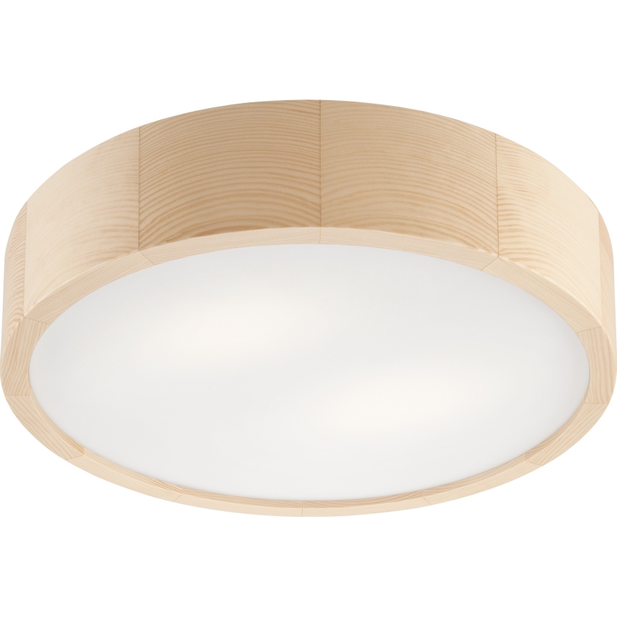 Laevalgusti vannituppa NATURAL 3xE27/15W/230V IP54 mänd ø 37 cm - FSC sertifitseeritud