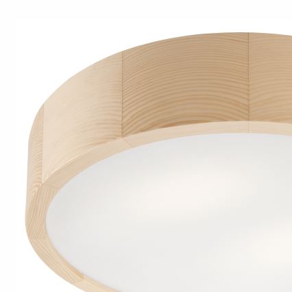Laevalgusti vannituppa NATURAL 3xE27/15W/230V IP54 mänd ø 37 cm - FSC sertifitseeritud