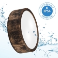 Laevalgusti vannituppa OAK SMOKY 2xE27/15W/230V IP54 ø 27,5 cm tamm/pruun