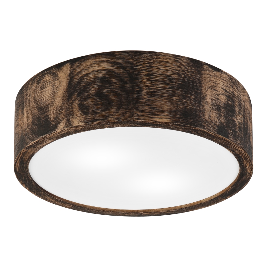 Laevalgusti vannituppa OAK SMOKY 2xE27/15W/230V IP54 ø 27,5 cm tamm/pruun