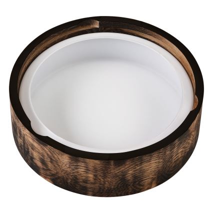 Laevalgusti vannituppa OAK SMOKY 2xE27/15W/230V IP54 ø 27,5 cm tamm/pruun