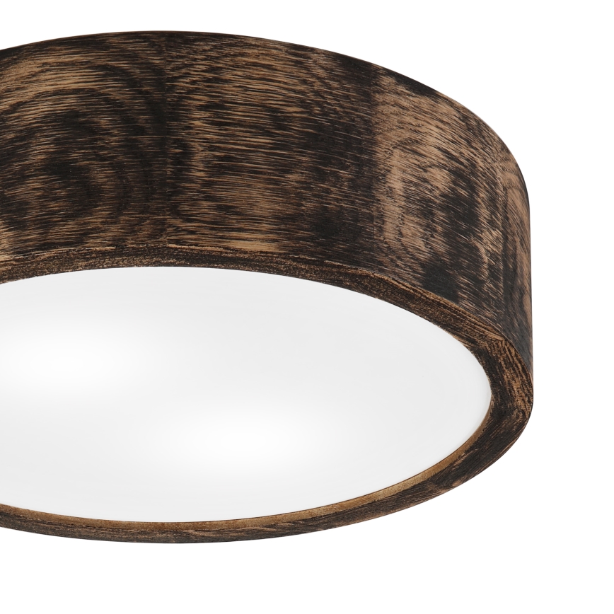 Laevalgusti vannituppa OAK SMOKY 2xE27/15W/230V IP54 ø 27,5 cm tamm/pruun