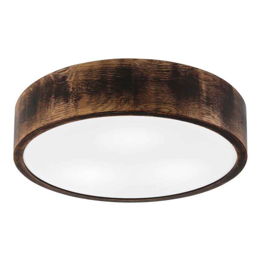 Laevalgusti vannituppa OAK SMOKY 3xE27/15W/230V IP54 ø 37,5 cm tamm/pruun
