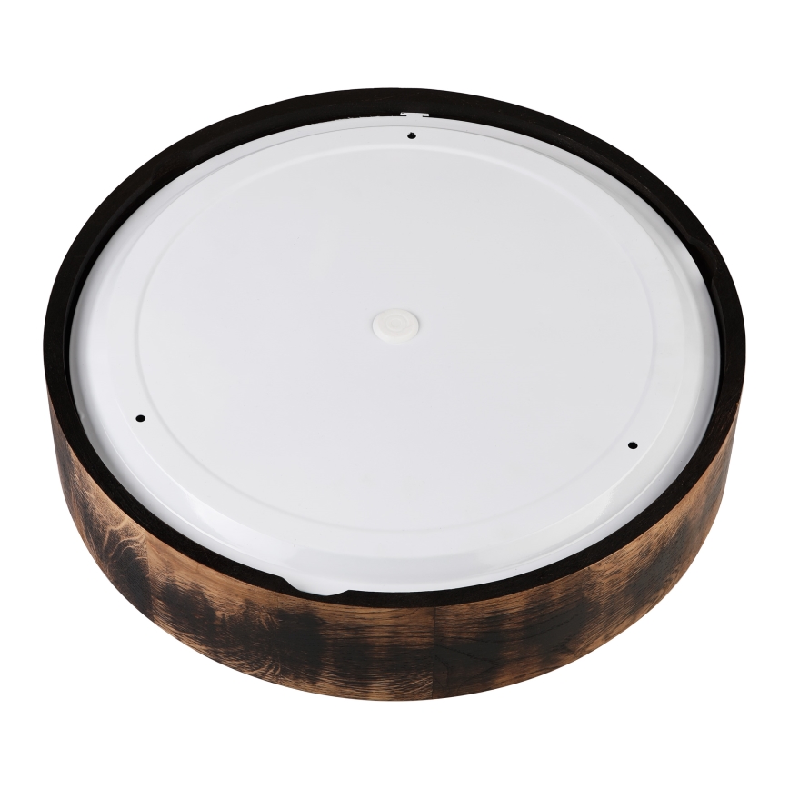 Laevalgusti vannituppa OAK SMOKY 3xE27/15W/230V IP54 ø 37,5 cm tamm/pruun