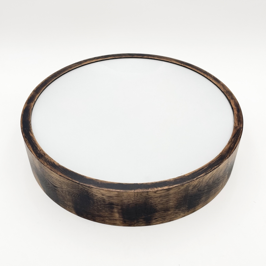 Laevalgusti vannituppa OAK SMOKY 3xE27/15W/230V IP54 ø 37,5 cm tamm/pruun