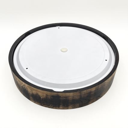 Laevalgusti vannituppa OAK SMOKY 3xE27/15W/230V IP54 ø 37,5 cm tamm/pruun