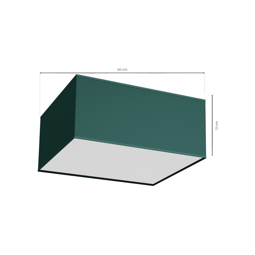 Laevalgusti VERDE 2xE27/60W/230V 40x40 cm roheline