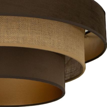 Laevalgusti WENTA 1xE27/60W/230V läbimõõt 50 cm pruun/juut