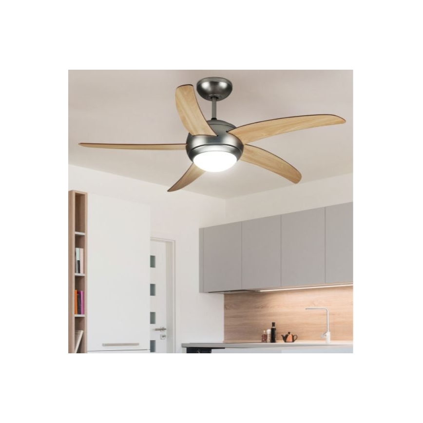 Laeventilaator 2xE27/20W/230V d. 132 cm + kaugjuhtimispult