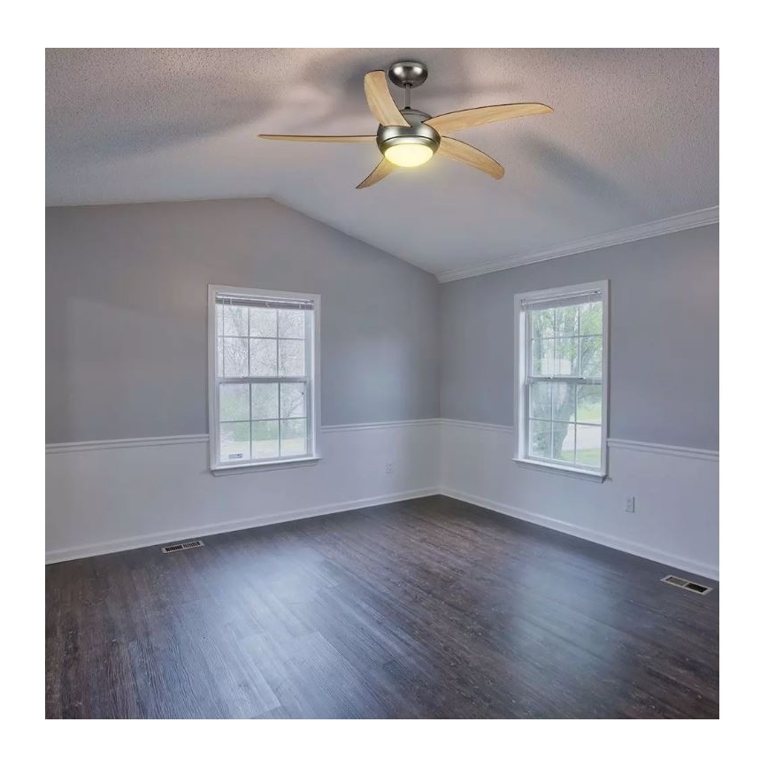 Laeventilaator 2xE27/20W/230V d. 132 cm + kaugjuhtimispult