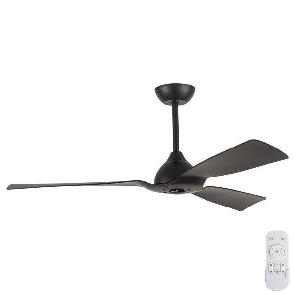 Laeventilaator vannituppa d. 132 cm IP44 must + pult