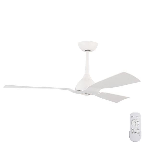 Laeventilaator vannituppa d. 132 cm IP44 valge + pult