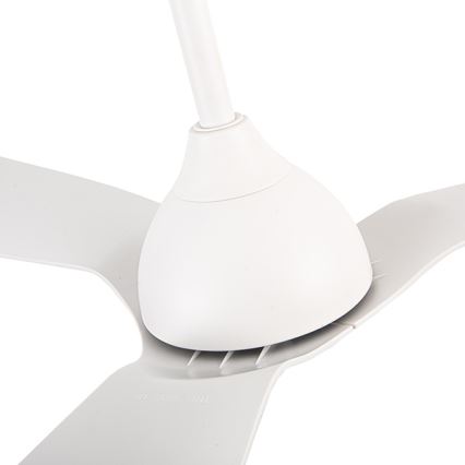 Laeventilaator vannituppa d. 132 cm IP44 valge + pult