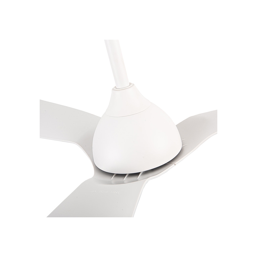 Laeventilaator vannituppa d. 132 cm IP44 valge + pult