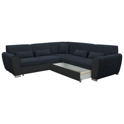 Lahtikäiv parempoolne L-kujuline nurgadiivan VISEU hoiuruumiga, antratsiit/must