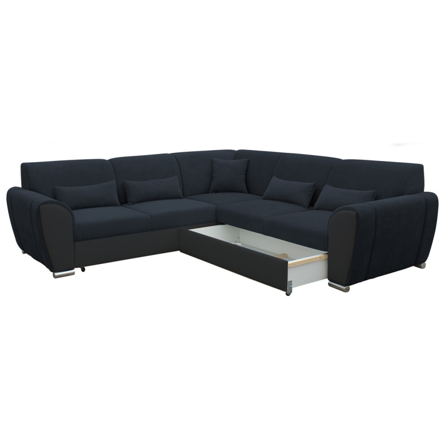 Lahtikäiv parempoolne L-kujuline nurgadiivan VISEU hoiuruumiga, antratsiit/must