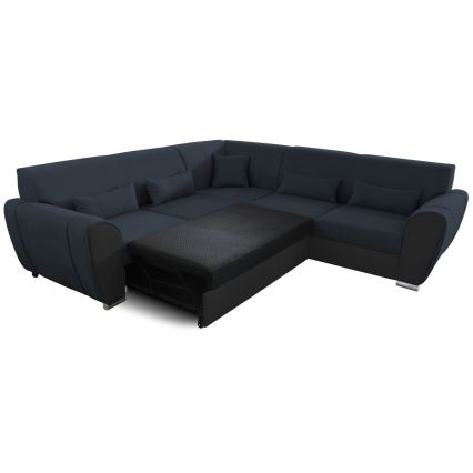 Lahtikäiv parempoolne L-kujuline nurgadiivan VISEU hoiuruumiga, antratsiit/must