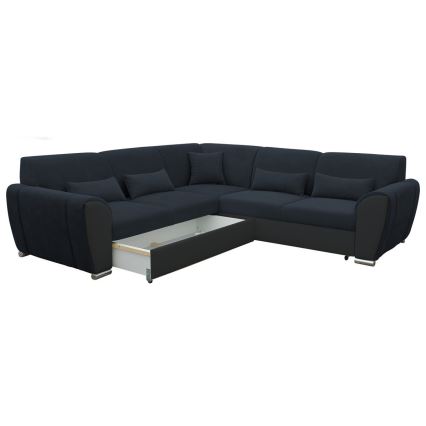 Lahtikäiv L-kujuline nurgadiivan hoiuruumiga VISEU vasakpoolne antratsiit/must