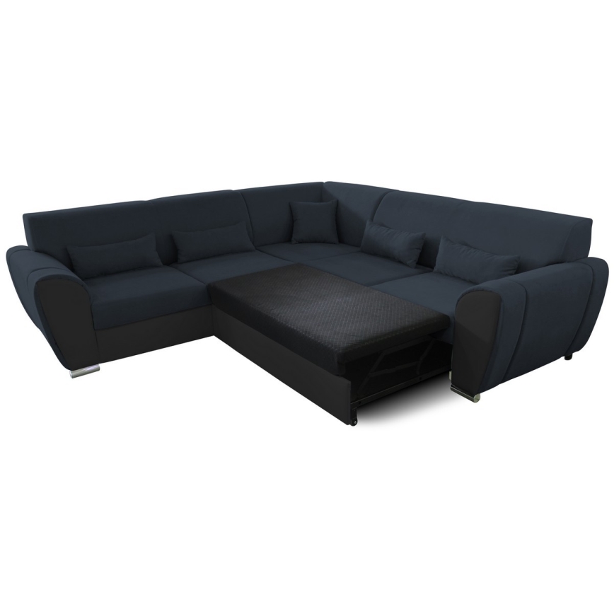 Lahtikäiv L-kujuline nurgadiivan hoiuruumiga VISEU vasakpoolne antratsiit/must