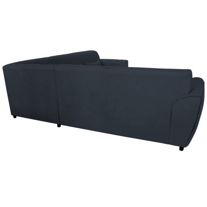 Lahtikäiv L-kujuline nurgadiivan hoiuruumiga VISEU vasakpoolne antratsiit/must