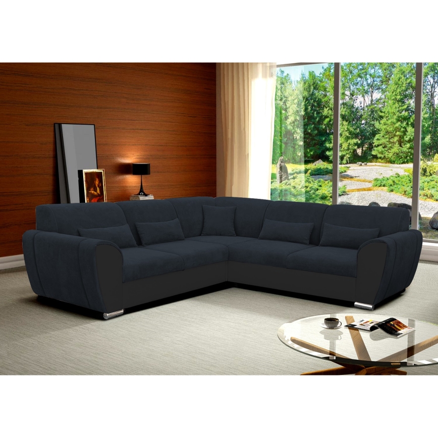 Lahtikäiv parempoolne L-kujuline nurgadiivan VISEU hoiuruumiga, antratsiit/must