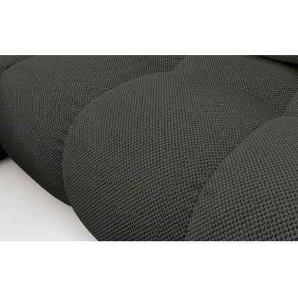 L-kujuline lahtikäiv polsterdatud nurgadiivan ALMADA, vasakpoolne, antratsiit, hoiuruumiga