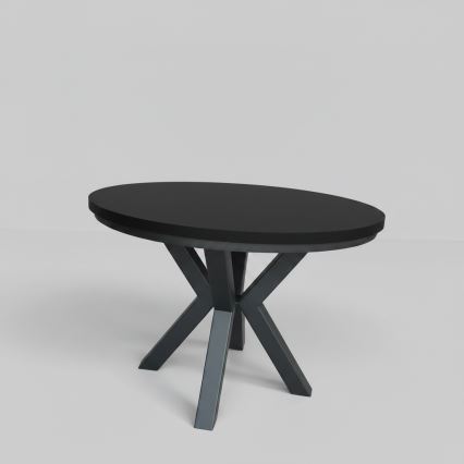 Laiendatav söögilaud CONVI 100/140x73 cm must