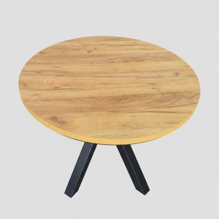 Laiendatav söögilaud CONVI 100/140x73 cm tamm craft/must