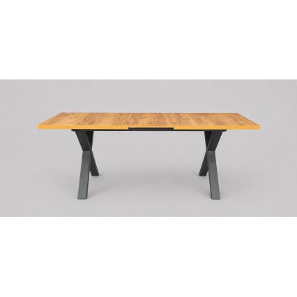 Laiendatav söögilaud DOMO 150/190x80 cm craft-tamm/must