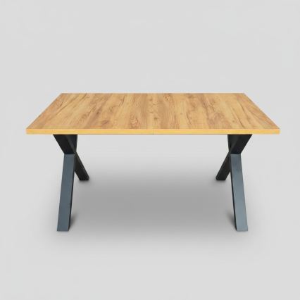 Laiendatav söögilaud DOMO 150/190x80 cm craft-tamm/must