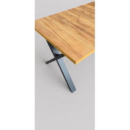 Laiendatav söögilaud DOMO 150/190x80 cm craft-tamm/must
