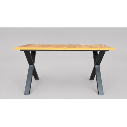Laiendatav söögilaud DOMO 150/190x80 cm craft-tamm/must