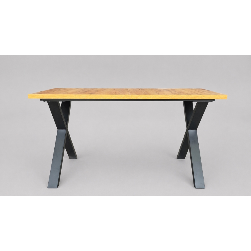 Laiendatav söögilaud DOMO 150/190x80 cm craft-tamm/must