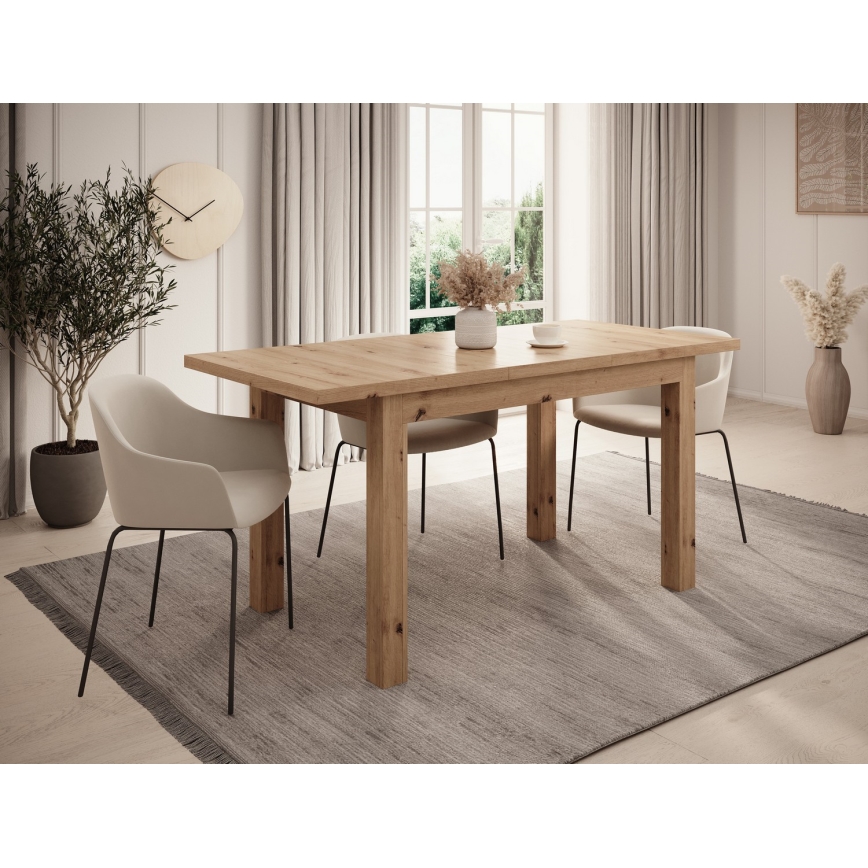 Laiendatav söögilaud DOO 120/160x75 cm tamm artisan