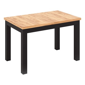 Laiendatav söögilaud DOO artisan-tamm/must