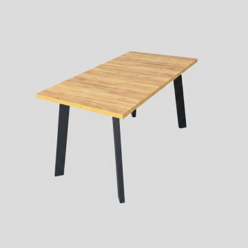 Laiendatav söögilaud KERNO 150/190x80 cm craft-tamm/must