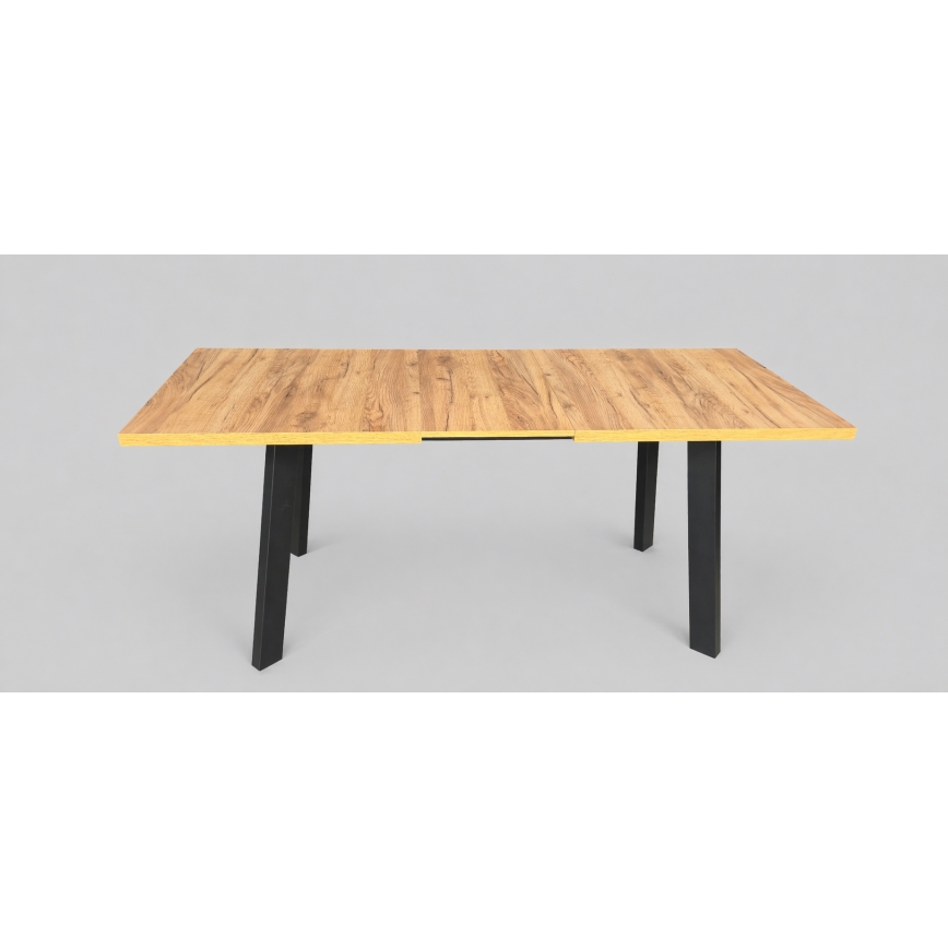 Laiendatav söögilaud KERNO 150/190x80 cm craft-tamm/must