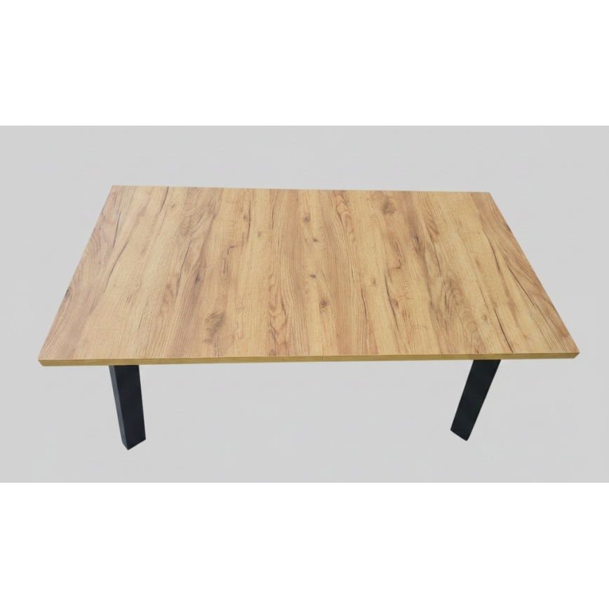 Laiendatav söögilaud KERNO 150/190x80 cm craft-tamm/must