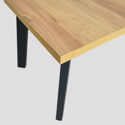 Laiendatav söögilaud KERNO 150/190x80 cm craft-tamm/must