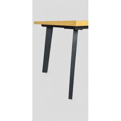 Laiendatav söögilaud KERNO 150/190x80 cm craft-tamm/must