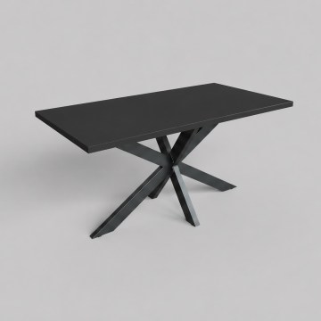 Laiendatav söögilaud SAMLE 150/190x80 cm, must