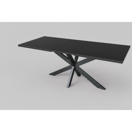Laiendatav söögilaud SAMLE 150/190x80 cm, must