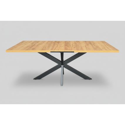 Laiendatav söögilaud SAMLE 150/190x80 cm tamm craft/must