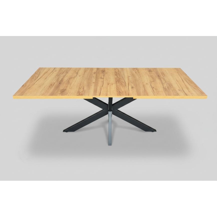 Laiendatav söögilaud SAMLE 150/190x80 cm tamm craft/must