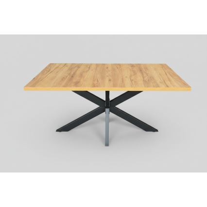 Laiendatav söögilaud SAMLE 150/190x80 cm tamm craft/must