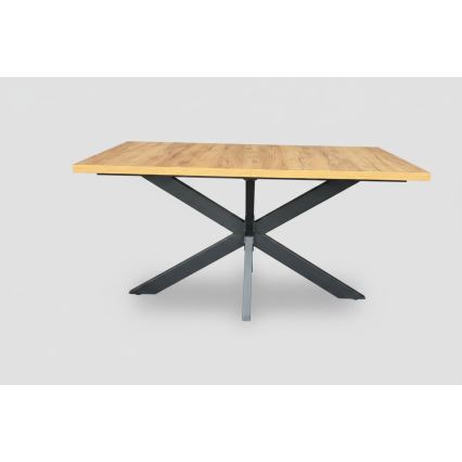 Laiendatav söögilaud SAMLE 150/190x80 cm tamm craft/must